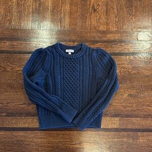 Jcrew cotton cable knit sweater - Small